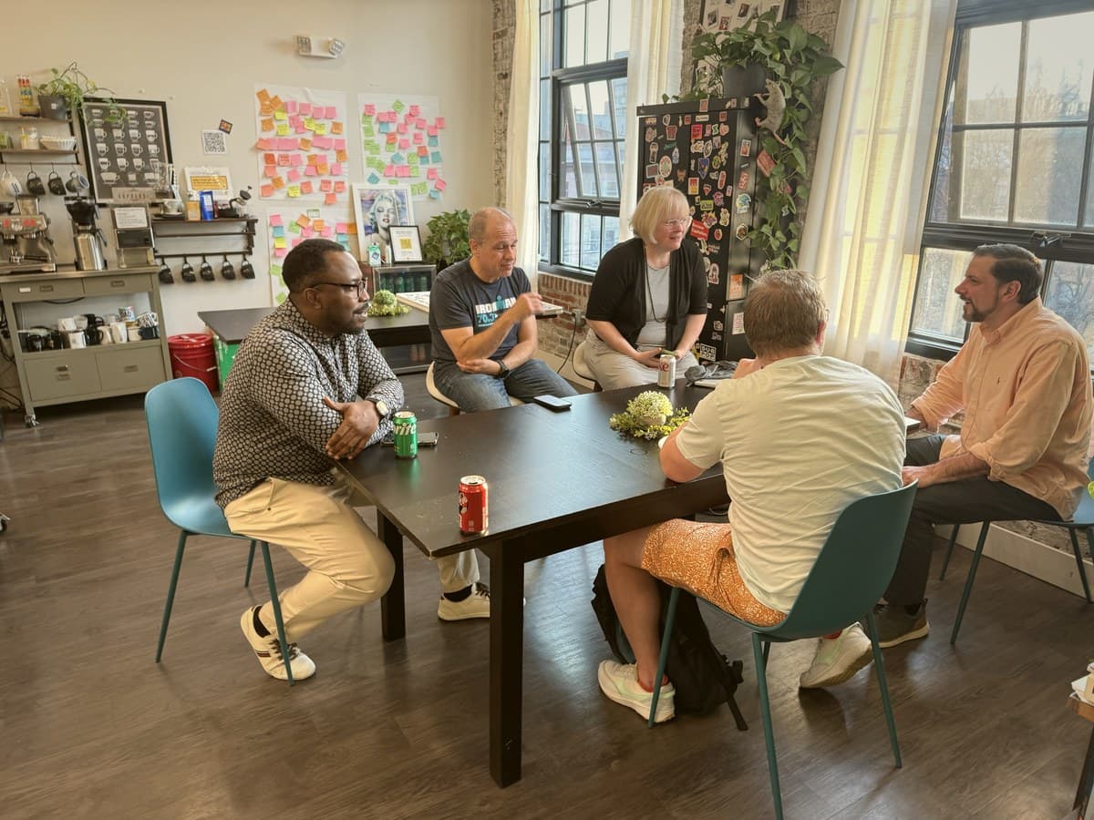 Meetup discussion and demos at Indy Hall
